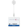 Insignia con clip transparente