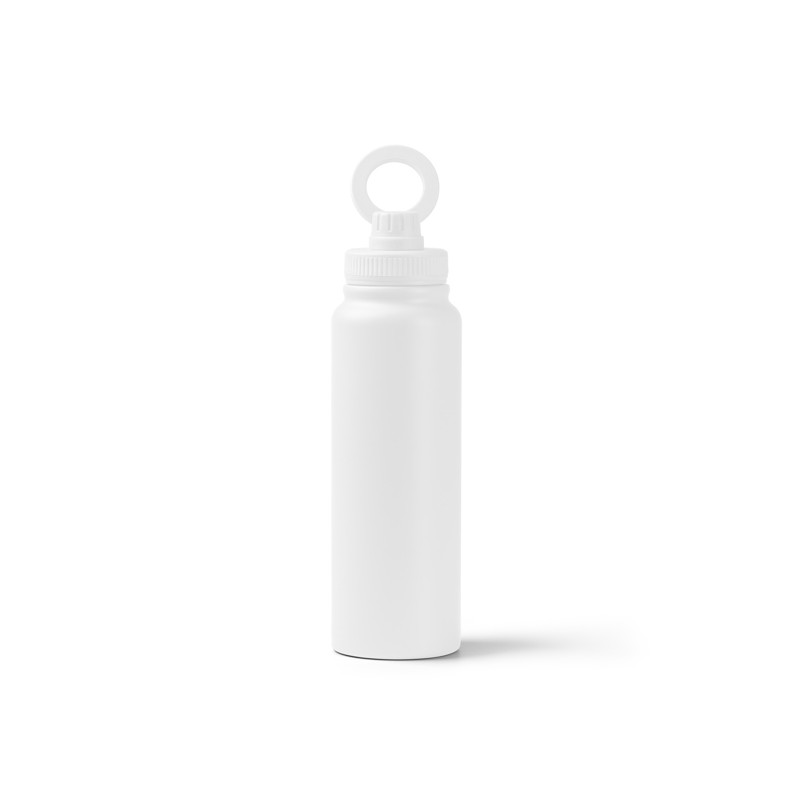Bidón térmico acero inox. y soporte para móvil