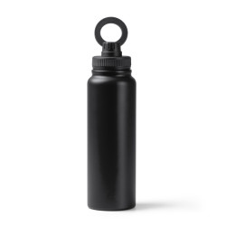 Bidón térmico acero inox. y soporte para móvil