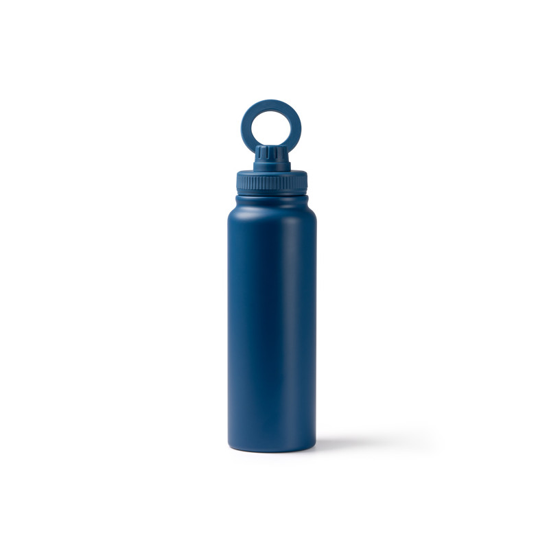 Bidón térmico acero inox. y soporte para móvil