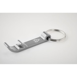 Llavero de aluminio reciclado