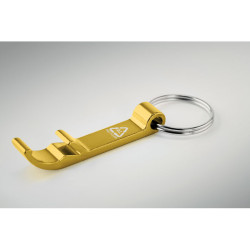 Llavero de aluminio reciclado