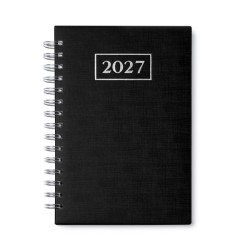 Agenda Anillas A5, tapa acolchada, página/día