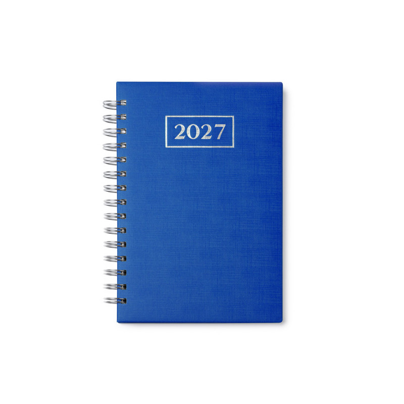 Agenda Anillas A5, tapa acolchada, página/día