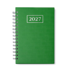 Agenda Anillas A5, tapa acolchada, página/día