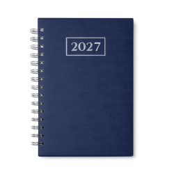 Agenda Anillas A5, tapa acolchada, página/día