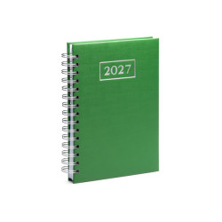 Agenda Anillas A5, tapa acolchada, página/día