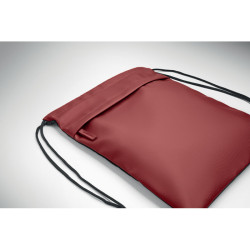 Bolsa con cordón de RPET 600D