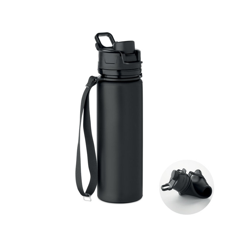 Botella de silicona plegable