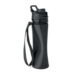 Botella de silicona plegable