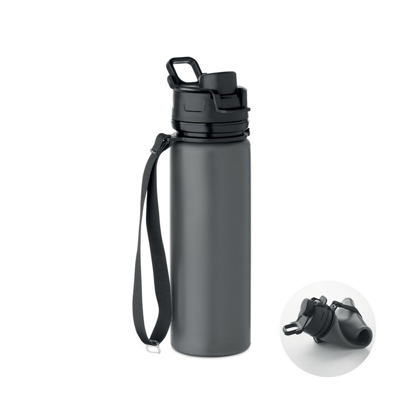 Botella de silicona plegable