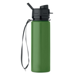 Botella de silicona plegable
