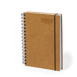 Agenda Cuero Reciclado, A5, página/día
