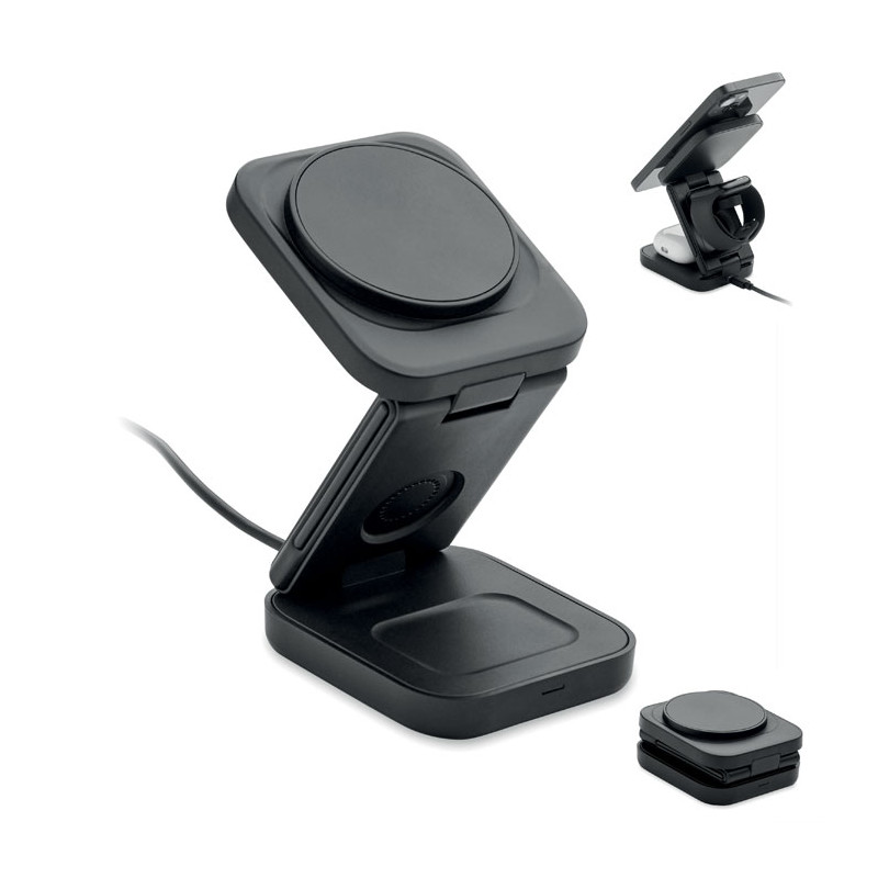 Base de carga plegable 3 en 1