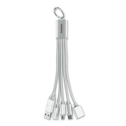 Llavero cable de carga 3 en 1