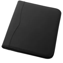 Portafolios A4 con cremallera "Ebony"