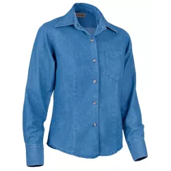 Camisa Mujer Panter Azul Denim
