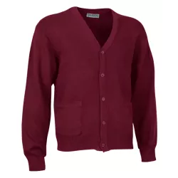 Chaqueta Hombre Cárdigan Granate