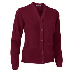 Chaqueta Mujer Cárdigan Granate