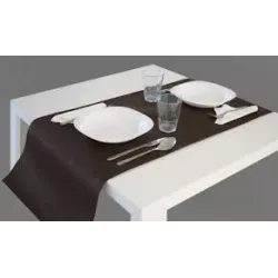 Mantel Desechable Camino Hostex Negro