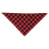 Pañuelo Triangular Cachirulo Niño Rojo/Negro