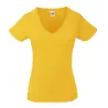 Camiseta Valueweight de Mujer Cuello Pico Fruit Of The Loom