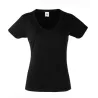 Camiseta Valueweight de Mujer Cuello Pico Fruit Of The Loom