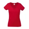 Camiseta Valueweight de Mujer Cuello Pico Fruit Of The Loom