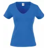 Camiseta Valueweight de Mujer Cuello Pico Fruit Of The Loom