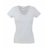 Camiseta Valueweight de Mujer Cuello Pico Fruit Of The Loom