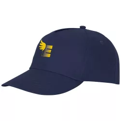 Gorra de Algodón de 5 Paneles