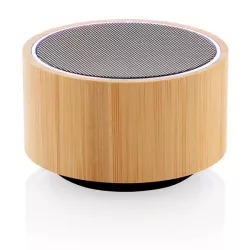 Altavoz inalámbrico de bambú