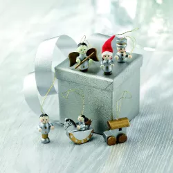 Set de 6 adornos navideños