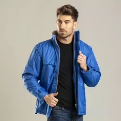Parka adulto Exterior: Pongee Ripstop. Interior: Poliéster/ Polar Fleece