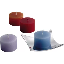 Estuche soporte metálico 4 velas aromáticas