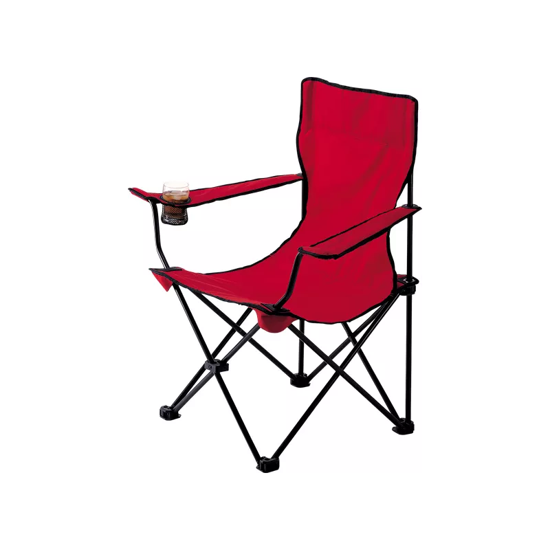 Sillón plegable rojo