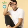 Polo Adulto Blanco "keya" 100% Algodón Ring Spun, Pique 180 g/ m2