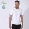 Polo Adulto Blanco "keya" 100% Algodón Ring Spun, Pique 180 g/ m2