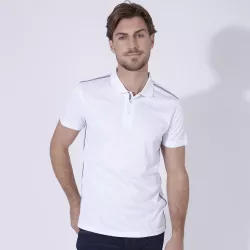 Polo hombre 100% Poliéster, Pique 180 g/ m2