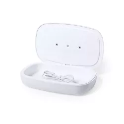 Caja Esterilizadora UV Cargador Bambú/ ABS
