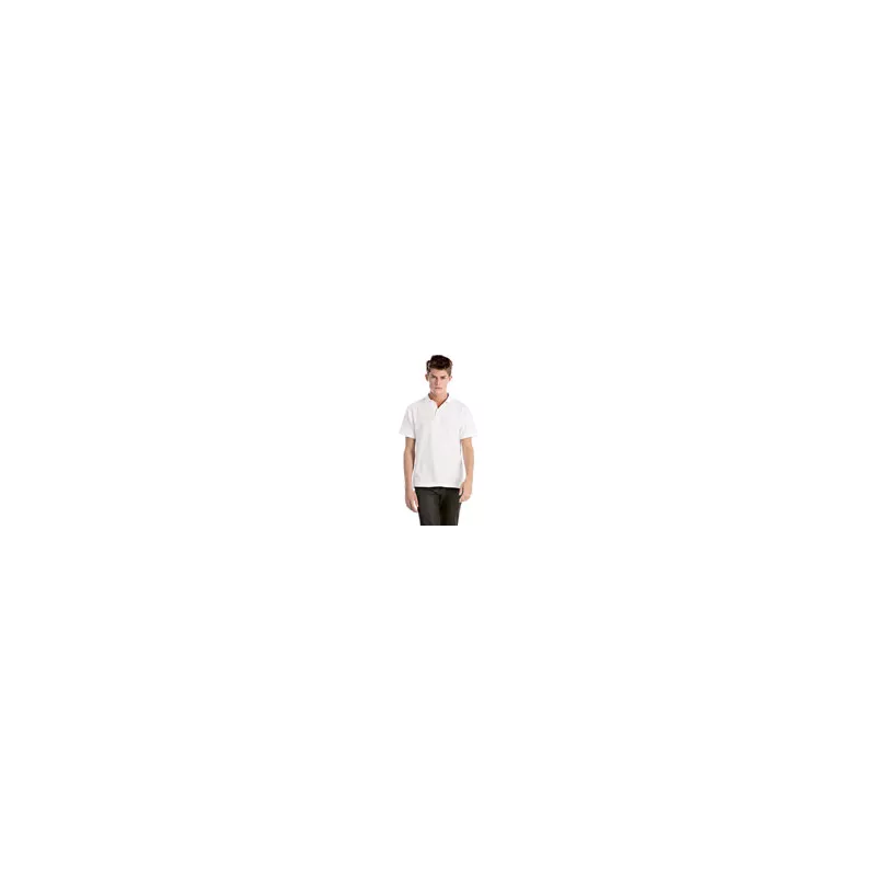 Polo Piqué B&C Blanco
