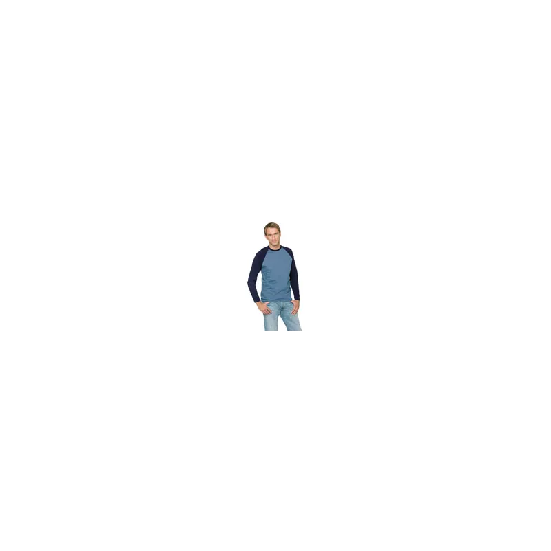 Camiseta Baseball Manga Larga Fruit of the Loom Color