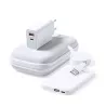 Set Power Bank 3 Accesorios. Power Bank Inalámbrico 5W, 4000 mAh, 1 Salida USB y 1 Tipo C, Entrada T