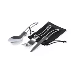 Set Menaje Camping Acero Inox/ Aluminio