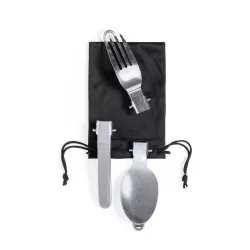 Set Menaje Camping Acero Inox/ Aluminio