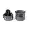 Set Menaje Camping Acero Inox/ Aluminio