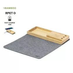Alfombrilla Multifunción Poliéster 300D RPET/ Antelina/ Bambú