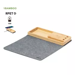 Alfombrilla Multifunción Poliéster 300D RPET/ Antelina/ Bambú