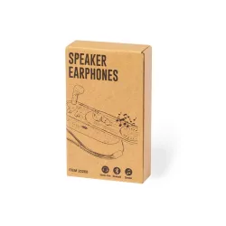 Auriculares Altavoz Caña de Trigo/ ABS/ Bambú