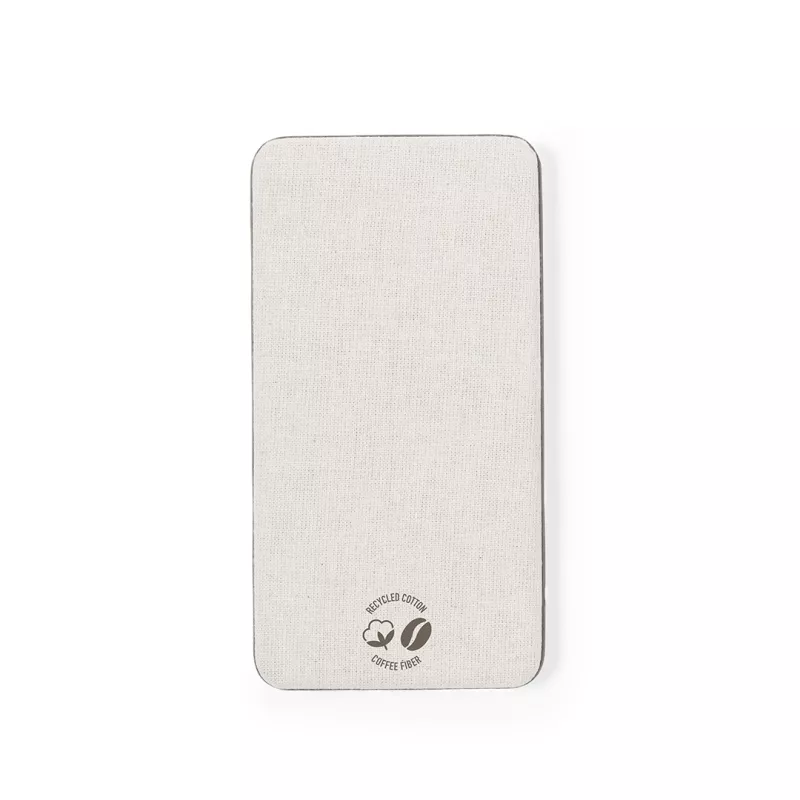 Power Bank Fibra de Café/ ABS/ Algodón Reciclado